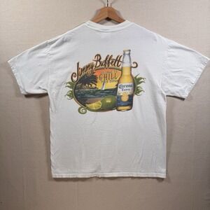 Vintage 2004 Large Jimmy Buffet License To Chill Tour Fenway Boston  T-Shirt